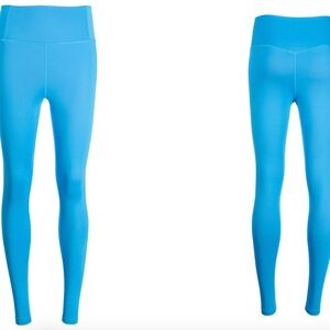 Girlfriend Collective High Waisted Blue Leggings Full Length
